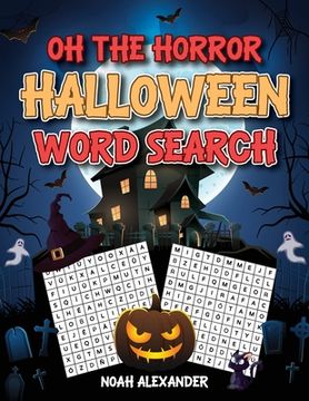 portada Oh The Horror Halloween Word Search (en Inglés)