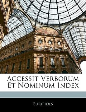 portada Accessit Verborum Et Nominum Index