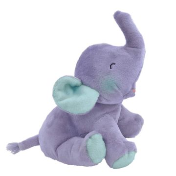 portada Merrymakers if Animals Kissed Good Night Soft Plush Baby Elephant Stuffed Animal Toy, 8-Inch, From ann Whitford Paul's if Animals Kissed Good Night Book Series, Purple (1862)