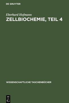 portada Zellbiochemie, Teil 4 (en Alemán)