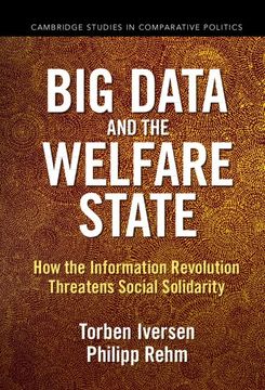 portada Big Data and the Welfare State: How the Information Revolution Threatens Social Solidarity (Cambridge Studies in Comparative Politics) (in English)