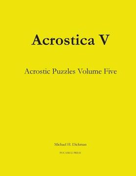 portada Acrostica V: Acrostic Puzzles Volume Five (en Inglés)