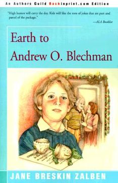 portada earth to andrew o. blechman (in English)