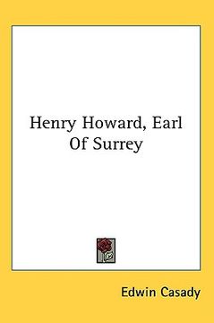 portada henry howard, earl of surrey (in English)