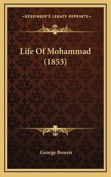 portada Life Of Mohammad (1853) (en Gujarati)