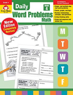 portada Daily Word Problems, Grade 4 (en Inglés)