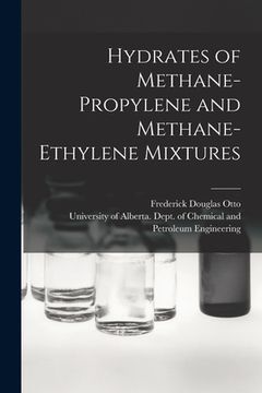 portada Hydrates of Methane-propylene and Methane-ethylene Mixtures (en Inglés)