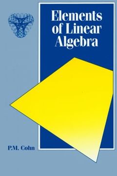 portada Elements of Linear Algebra (Chapman Hall (en Inglés)
