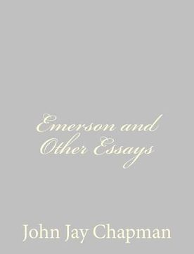 portada Emerson and Other Essays (en Inglés)