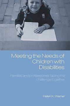 portada meeting the needs of children with disabilities (en Inglés)