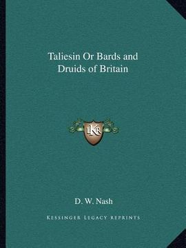 portada taliesin or bards and druids of britain (en Inglés)