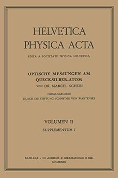 portada Optische Messungen am Quecksilber-Atom (en Alemán)