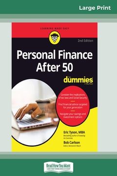 portada Personal Finance After 50 For Dummies, 2nd Edition (16pt Large Print Edition) (in English)