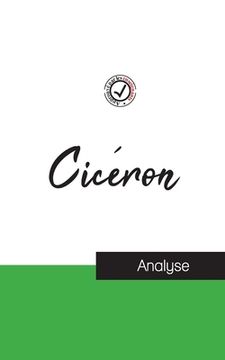 portada Cicéron (étude et analyse complète de sa pensée) (en Francés)