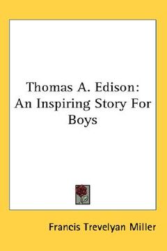portada thomas a. edison: an inspiring story for boys (in English)