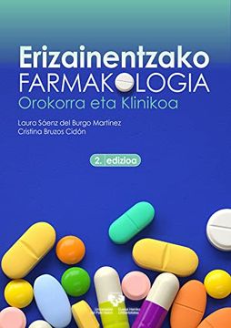 portada Erizainentzako Farmakologia Orokorra eta Klinikoa (Unibertsitateko Eskuliburuak - Manuales Universitarios) (en Euskera)