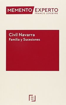 portada Memento Experto Civil Navarra: Familia y Sucesiones (Mementos Expertos)