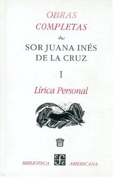portada obras completas i sor juana ine (in Spanish)