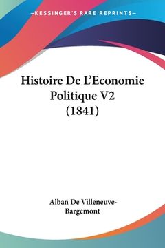portada Histoire De L'Economie Politique V2 (1841) (in French)