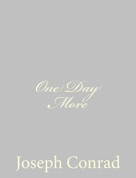 portada One Day More (en Inglés)