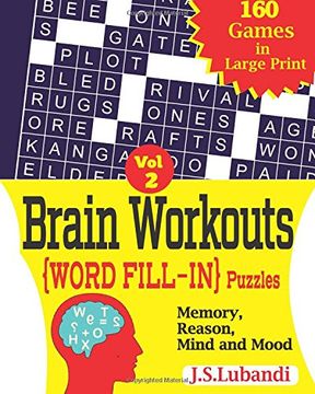 portada 2: Brain Workouts (WORD FILL-IN) Puzzles: Volume 2