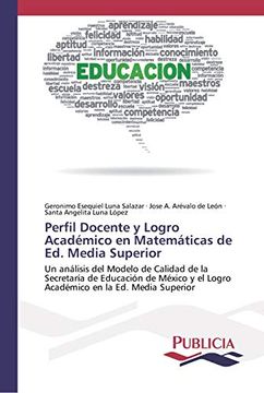 portada Perfil Docente y Logro Académico en Matemáticas de ed. Media Superior