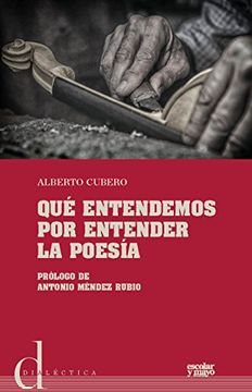 portada Qué entendemos por entender la poesía (in Spanish)