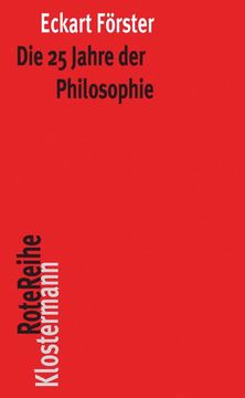 portada Die 25 Jahre Der Philosophie (en Alemán)
