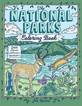 portada The National Parks Coloring Book (en Inglés)
