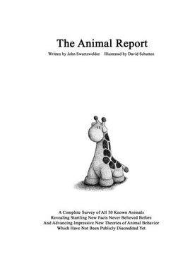 portada The Animal Report (en Inglés)