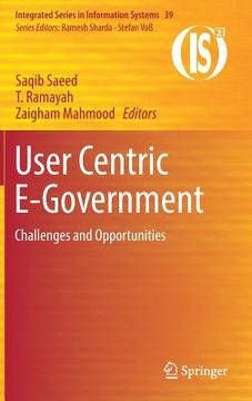 portada User Centric E-Government: Challenges and Opportunities (en Inglés)