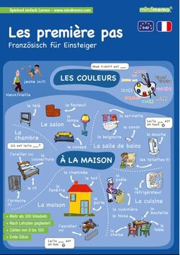 portada Mindmemo Lernfolder - les Premiers pas - Französisch für Einsteiger - Vokabeln Lernen mit Bildern - Zusammenfassung (en Francés)