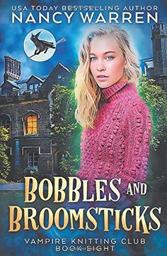 portada Bobbles and Broomsticks: A Paranormal Cozy Mystery (Vampire Knitting Club) 