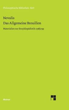 portada Das allgemeine Brouillon (en Alemán)