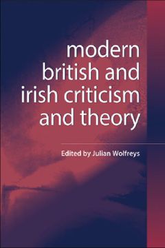portada Modern British and Irish Criticism and Theory: A Critical Guide (en Inglés)