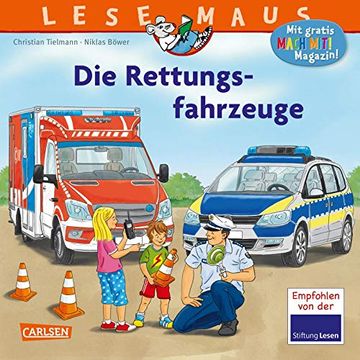 portada Lesemaus 158: Die Rettungsfahrzeuge (en Alemán)