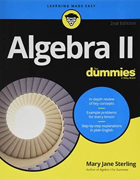 portada Algebra ii for Dummies (en Inglés)