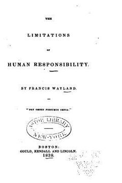 portada The Limitations of Human Responsibility (in English)