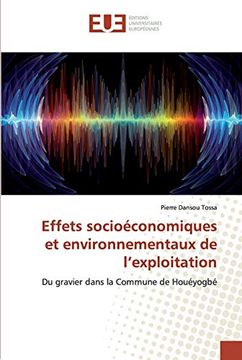 portada Effets Socioéconomiques et Environnementaux de L’Exploitation: Du Gravier Dans la Commune de Houéyogbé (in French)