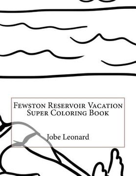 portada Fewston Reservoir Vacation Super Coloring Book (en Inglés)