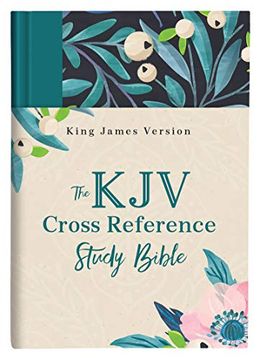 portada The kjv Cross Reference Study Bible--Turquoise Floral (en Inglés)