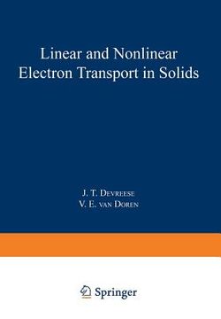 portada Linear and Nonlinear Electron Transport in Solids (en Inglés)