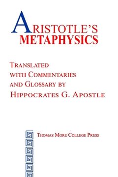 portada Aristotle's Metaphysics (en Inglés)