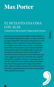 portada El Duelo es esa Cosa con Alas (in Spanish)