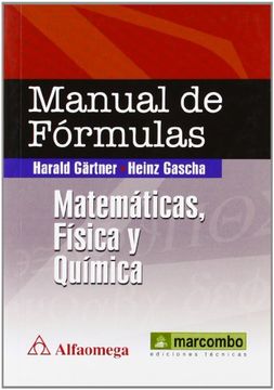 portada Manual de f?rmulas : matem?ticas, f?sica y qu?mica (in Spanish)