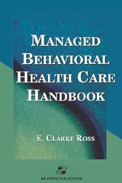 portada managed behavior health care handbook (en Inglés)