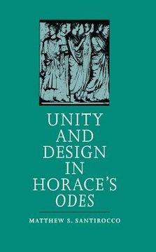 portada Unity and Design in Horace's Odes (en Inglés)
