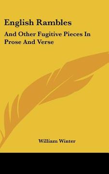 portada english rambles: and other fugitive pieces in prose and verse (en Inglés)