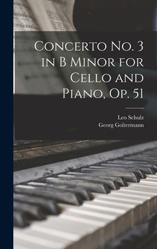 portada Concerto no. 3 in B Minor for Cello and Piano, op. 51 (in English)