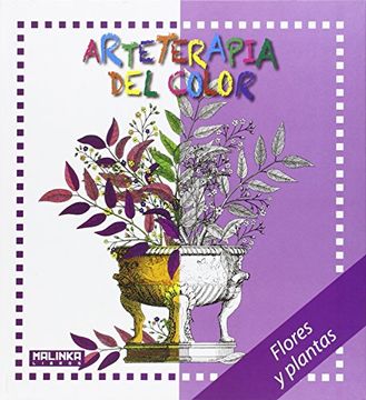 portada Arteterapia Del Color. Flores Y Plantas